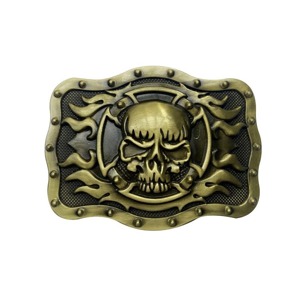 6021 ’s Pirate Element Skull Belt Buckle,Vintage Western Cowboy Belt